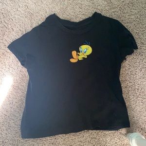 looney tunes crop top